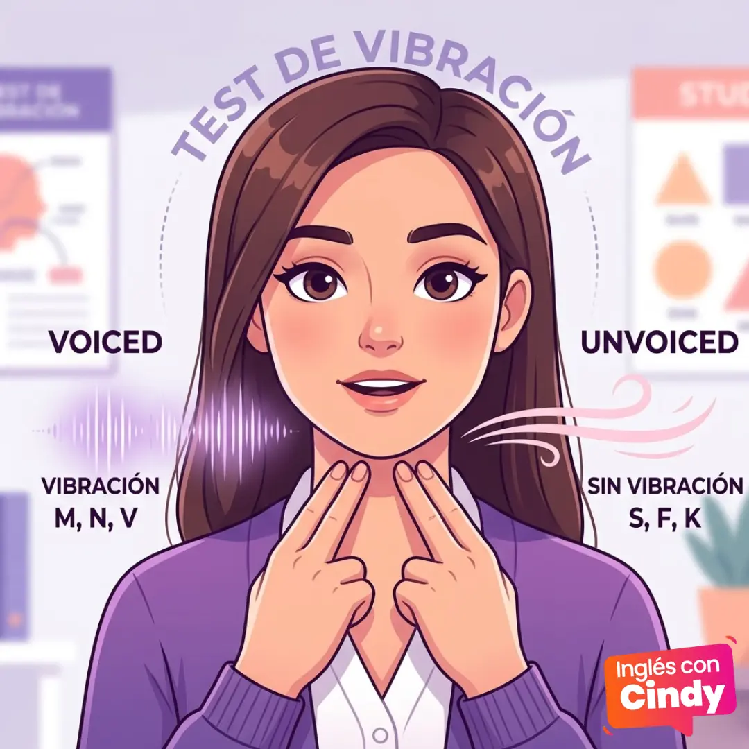 Test de vibración para pronunciar ED en verbos regulares