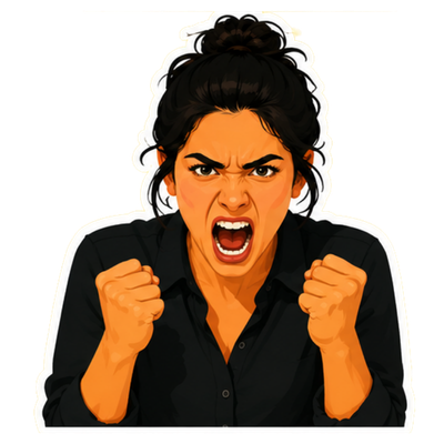 angry