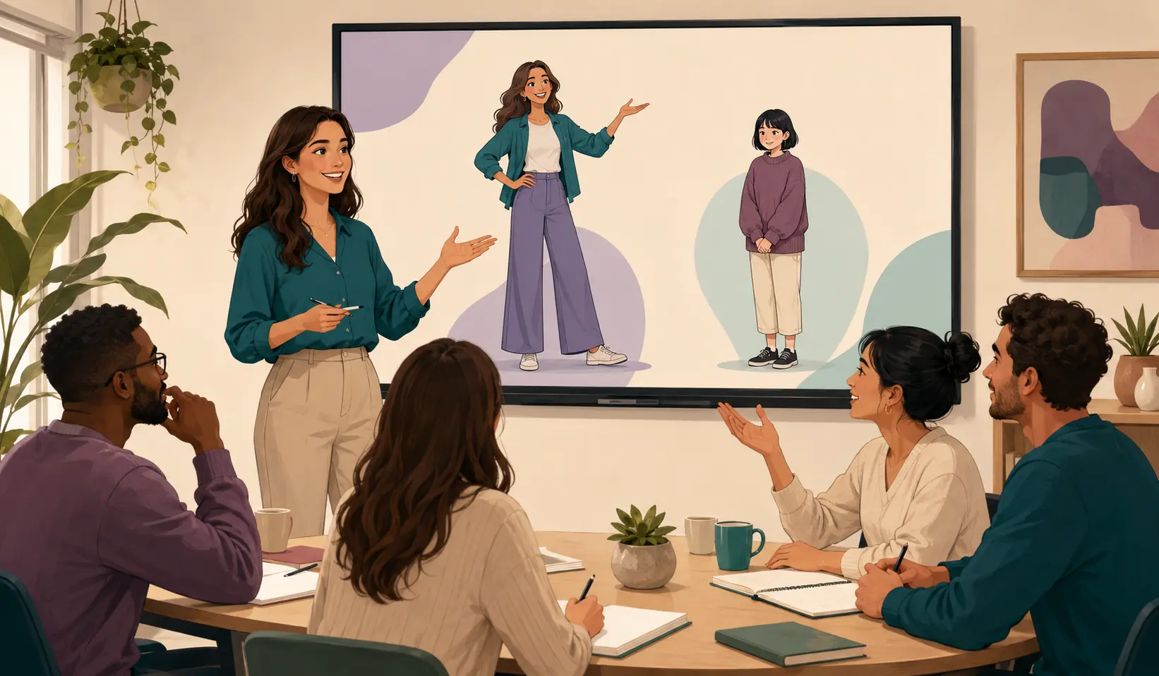 Clase de inglés para describir la apariencia física y la personalidad