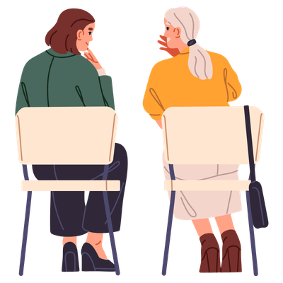 Personas practicando inglés