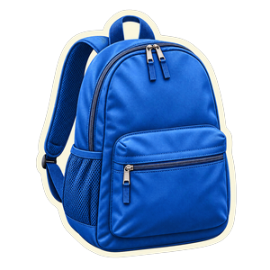 Blue backpack