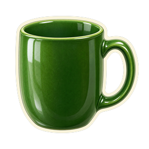 Green mug