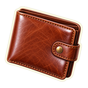 Brown wallet