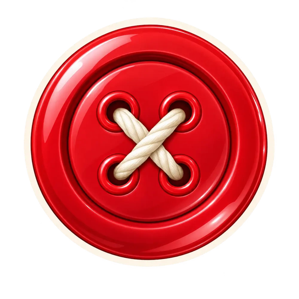 Red round button