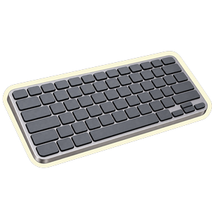 Gray keyboard