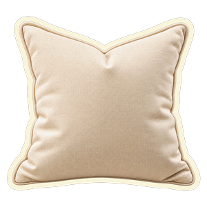 Beige cushion