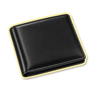 Rectangular black wallet