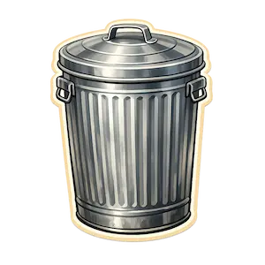trash can
