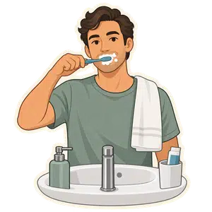Brush my teeth