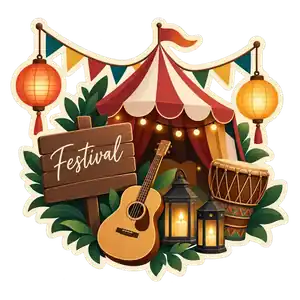 Festival para representar el uso de IN con meses y años
