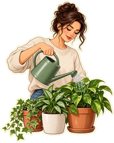 water the plants
