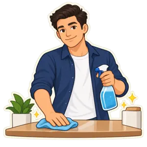 Clean the house