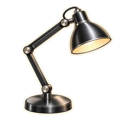 desk lamp — lámpara